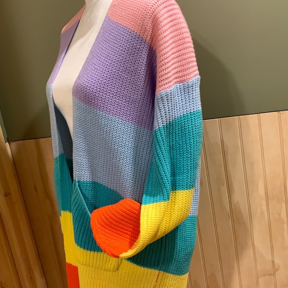 Rainbow Cardigan Candy Crush Cardigan - Picture 4 of 5